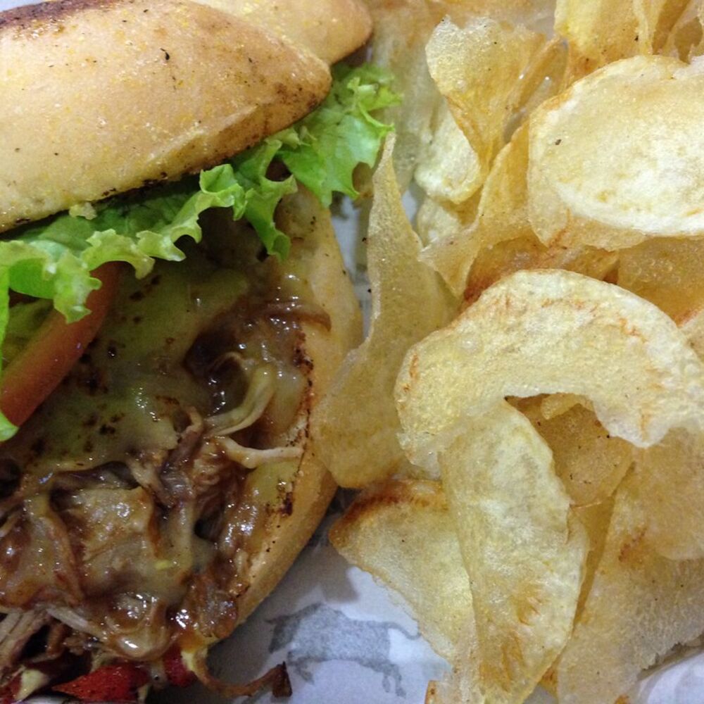 Pulled pork sandwich